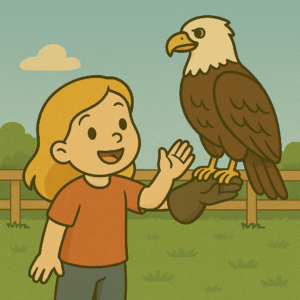Roofvogelshow en kinderworkshop