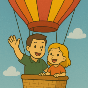 Op wolkenjacht in een luchtballon