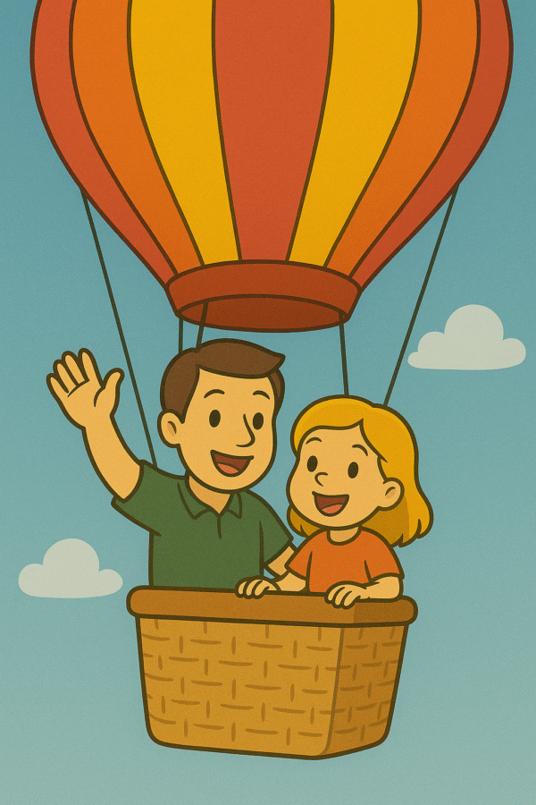 Op wolkenjacht in een luchtballon