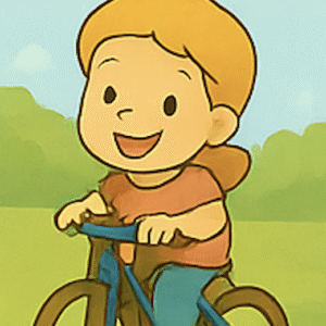 Mijn eerste fietsje
